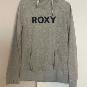 Roxy Light Gray Women's Cowl Neck Sweater